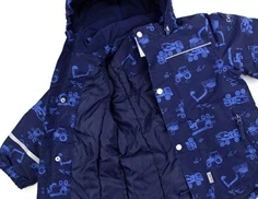 CeLaVi pegeant blue printet vinterjakke